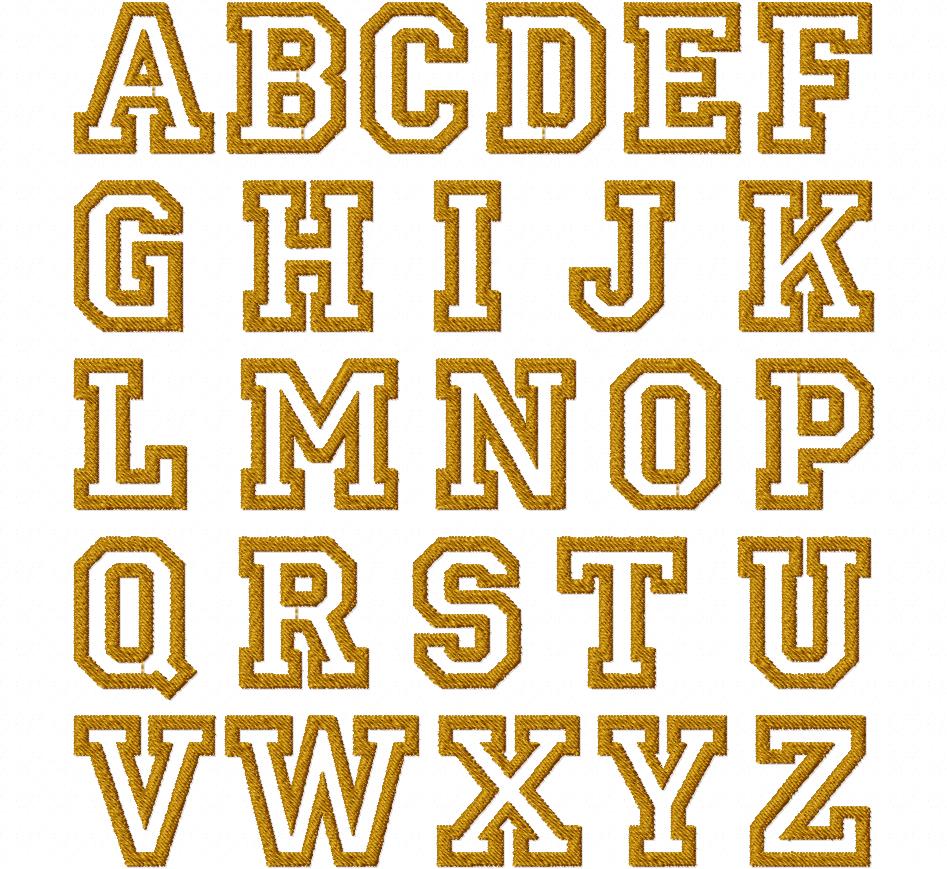 College Font 116